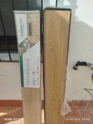 16 lamas suelo laminado KRONOSWISS