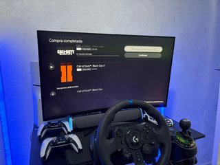 Logitech G923 + Palanca + Pedales PS5/PS4