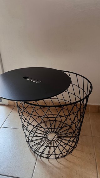 Mesa Auxiliar KIVISTBRO IKEA Negra