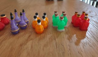 55 Pociones 3D HeroQuest D&D Rol