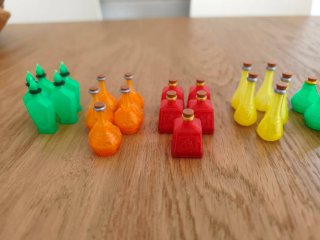 55 Pociones 3D HeroQuest D&D Rol