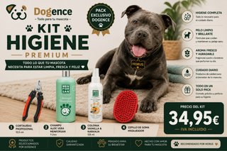 Kit Higiene Premium para Mascotas Dogence