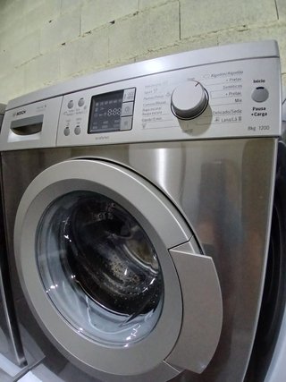 Lavadora Bosch A++ 8kg 1200rpm Acero Inox