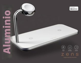 Cargador inalámbrico Otterbox Zens Dual+Watch