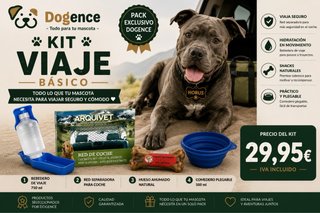 Kit Viaje Básico Dogence para Mascotas