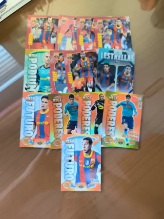 Cromos FC Barcelona Mega Cracks Liga 11/12