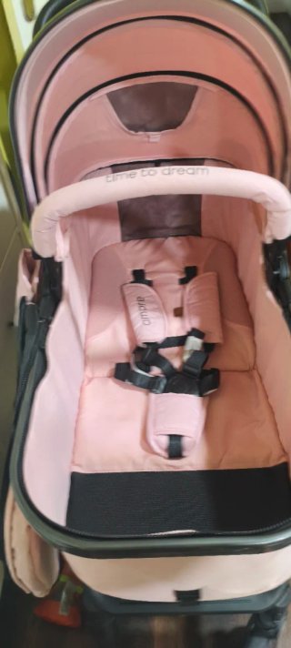 Carrito de bebé 2 en 1 rosa