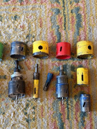 Lote Coronas Starrett Bi-Metal + Mandriles