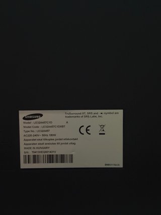 TV Samsung 32 LE32A457C1D