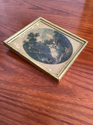 Marco dorado vintage pequeño 21x18,7cm