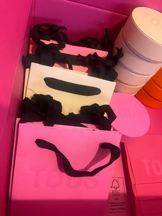 Lote Cajas y Bolsas TOUS