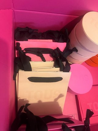 Lote Cajas y Bolsas TOUS