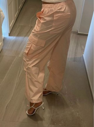 Pantalones impermeables rosa