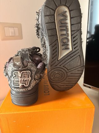 Scarpe Louis Vuitton Uomo Nero Marrone