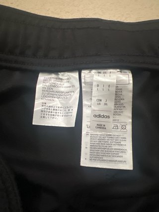 Pantalón Adidas Hombre Talla L Negro/Rosa