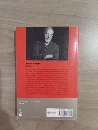 Libro zohir. Pablo coelho