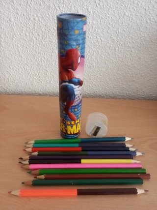 Set 4 Reglas Dibujo MP PA144 y estuche de colores.