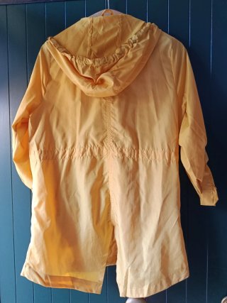 Kway Giacca Impermeabile Gialla Donna