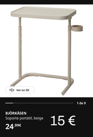 Mesa auxiliar BJÖRKÅSEN IKEA