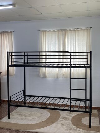 Litera negra 90x190 con escalera