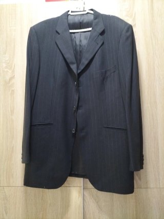 Chaqueta americana hombre negra Talla L