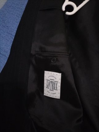 Chaqueta americana hombre negra Talla L