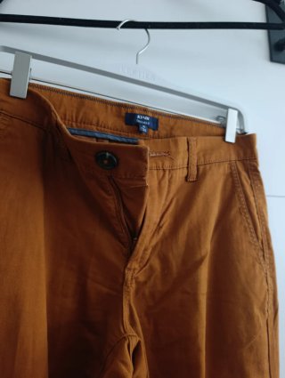 Calças Kiabi Laranja Tamanho M