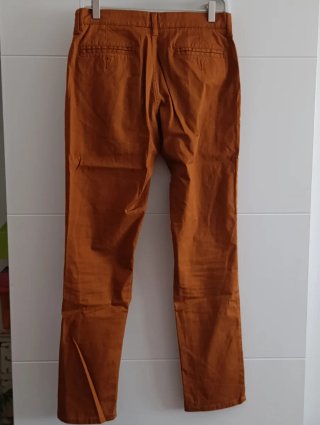 Calças Kiabi Laranja Tamanho M