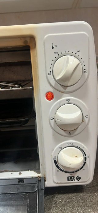 Horno eléctrico blanco FAR