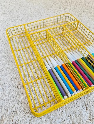 Organizador de metal estilo POP | Vintage 80s