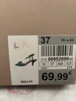 Sandalias Fosco Tacón SIN ESTRENAR 37