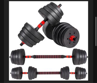 Kit Mancuernas y Barra Ajustable 40kg
