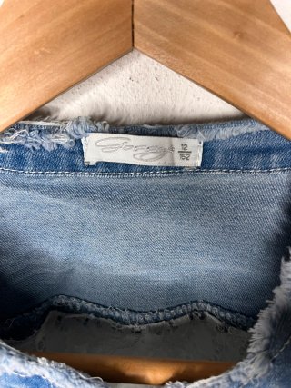 Gilet in jeans bambina tg. 12 anni