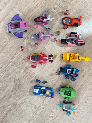 Lote Vehículos y Figuras Patrulla Canina