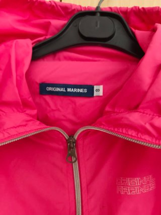 Giacca a vento/spolverino fucsia Original Marines