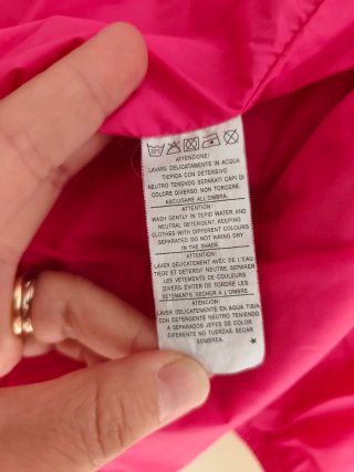 Giacca a vento/spolverino fucsia Original Marines