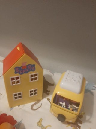 Casita y caravana Peppa Pig