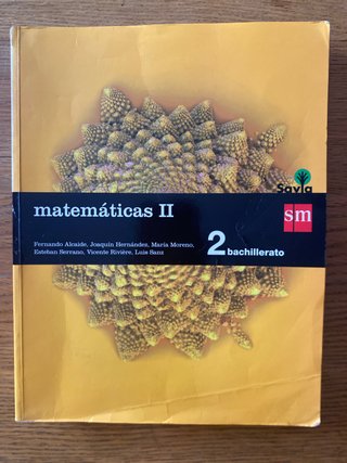 Matemáticas II 2 Bachillerato