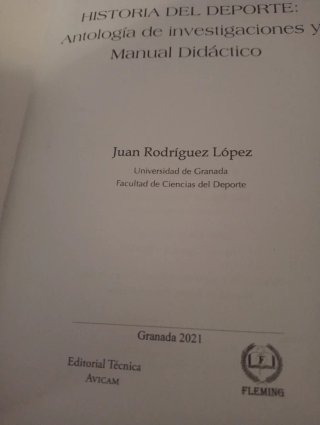 Historia del deporte: Antología de investigacio...