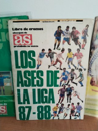 Lote 3 álbumes As Liga 86 87 88