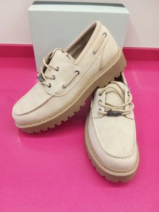 Zapatos náuticos Pull & Bear beige/marrón