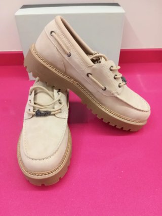 Zapatos náuticos Pull & Bear beige/marrón