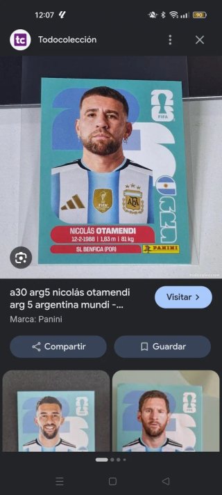 Cromos Mundial MAR, SCO, ESP, ARG, PAN