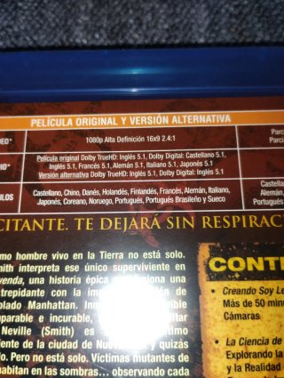 Io sono Leggenda Blu-ray Sigillato Fuori Catalogo