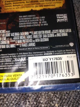 Io sono Leggenda Blu-ray Sigillato Fuori Catalogo