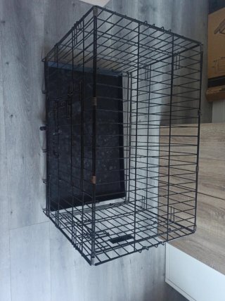 Jaula para perros negra