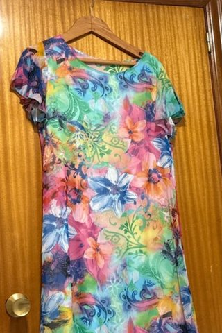 Vestido estampado floral