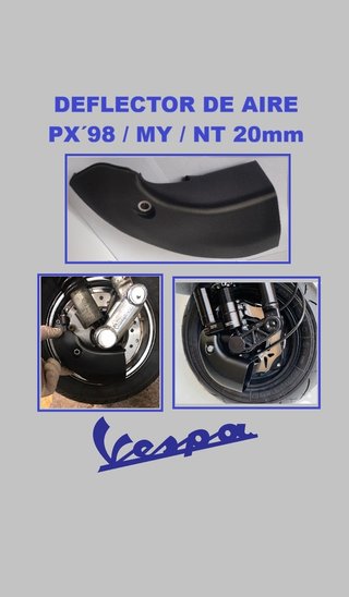 Deflector Aire Freno Vespa PX'98 / MY / NT
