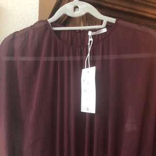 Rebajadísima Blusa tono chocolate