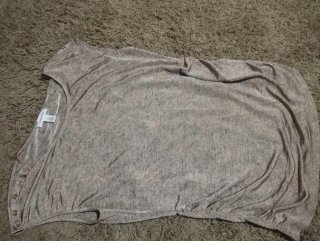 Camiseta Calvin Klein Brillo Talla L Beige/Oro